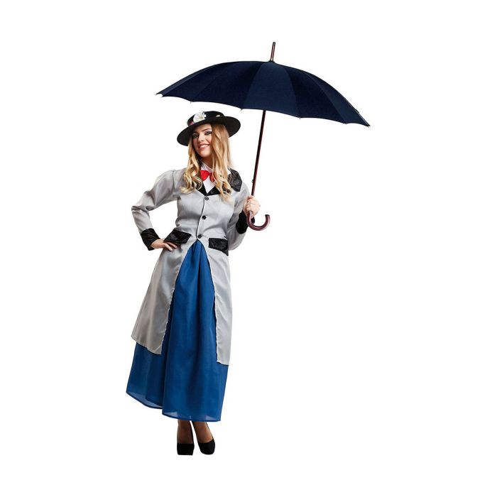 Disfraz para Adultos My Other Me Mary Poppins 4 Piezas Gris M/L