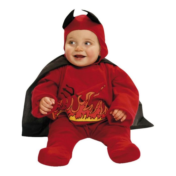Disfraz para Bebés My Other Me Rojo Diablo (3 Piezas) 0-6 Meses