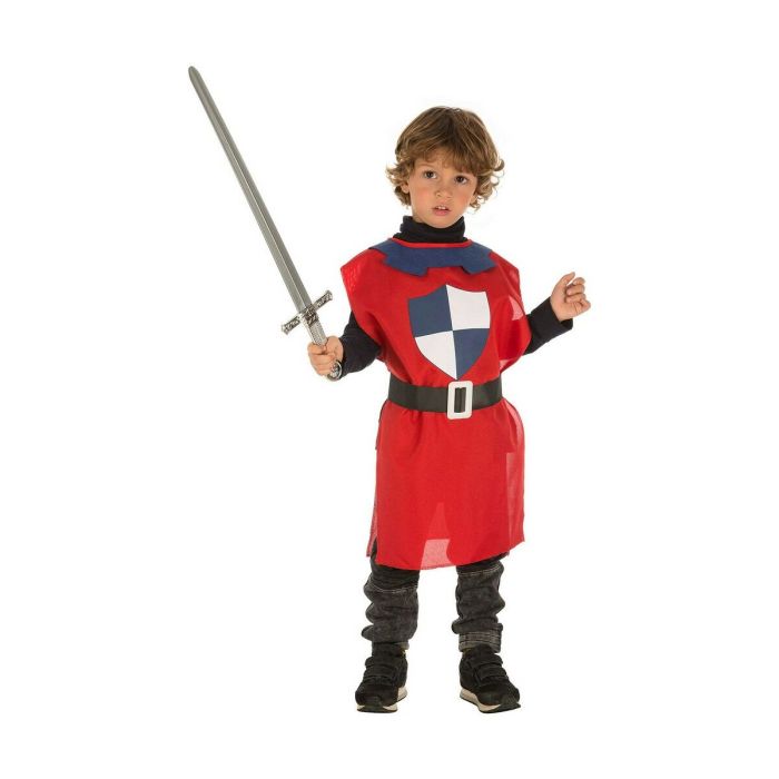 Disfraz peto medieval rojo talla 3-6 y