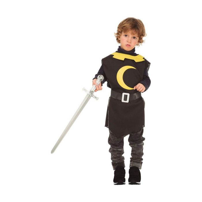 Disfraz peto medieval negro talla 3-6 y