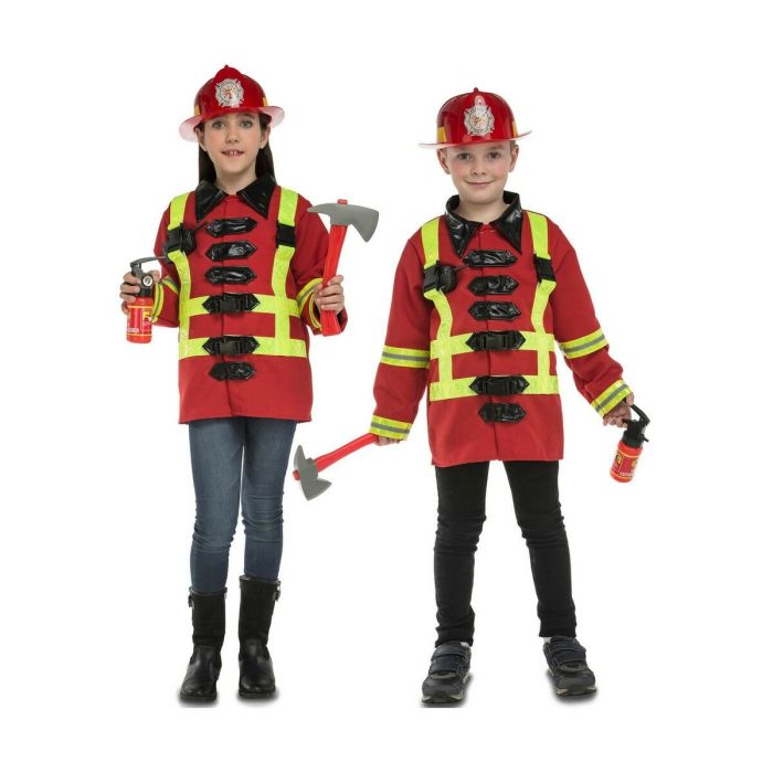Disfraz para Niños My Other Me Bombero 5-7 Años (5 Piezas) Disfraz para Niños My Other Me Bombero 5-7 Años (5 Piezas)