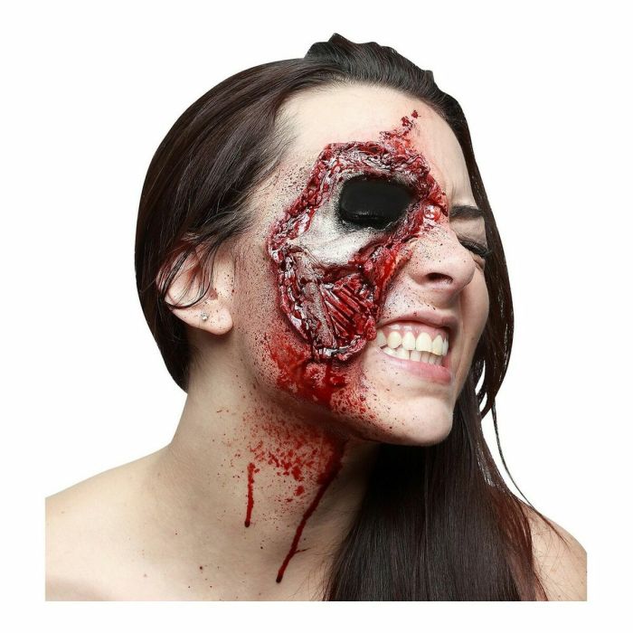 Maquillaje de latex My Other Me Cicatriz Zombies