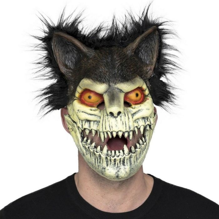 1/2 skull foam mask one size