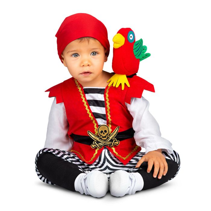 Disfraz para Bebés My Other Me Pirata 7-12 Meses (3 Piezas) 