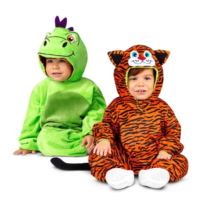 Disfraz para Niños My Other Me Reversible Tigre Dragón (3 Piezas)