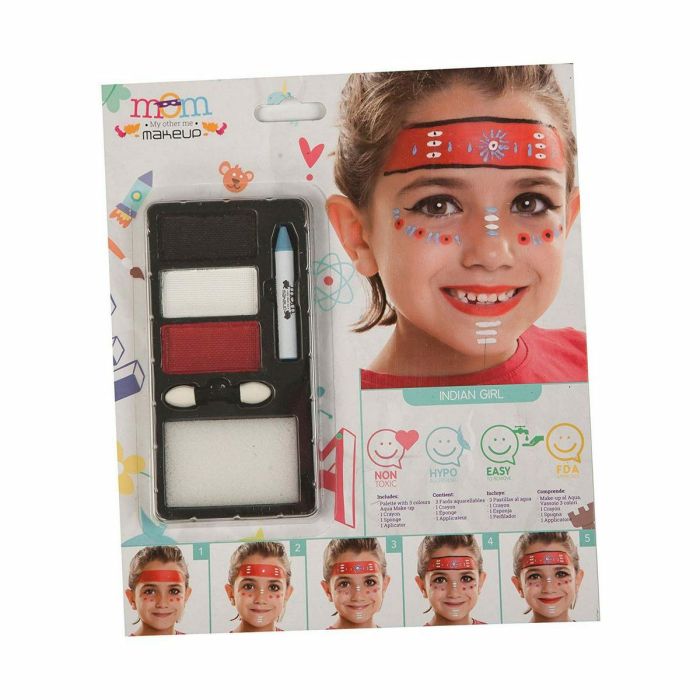 Maquillaje para Niños My Other Me Indio Americano 1 Pieza