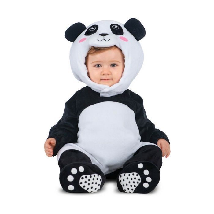 Disfraz para Bebés My Other Me Negro Blanco Panda (4 Piezas) 2