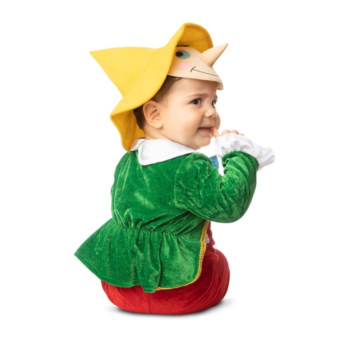 Disfraz para Adultos My Other Me Pinocchio Rojo Verde 2