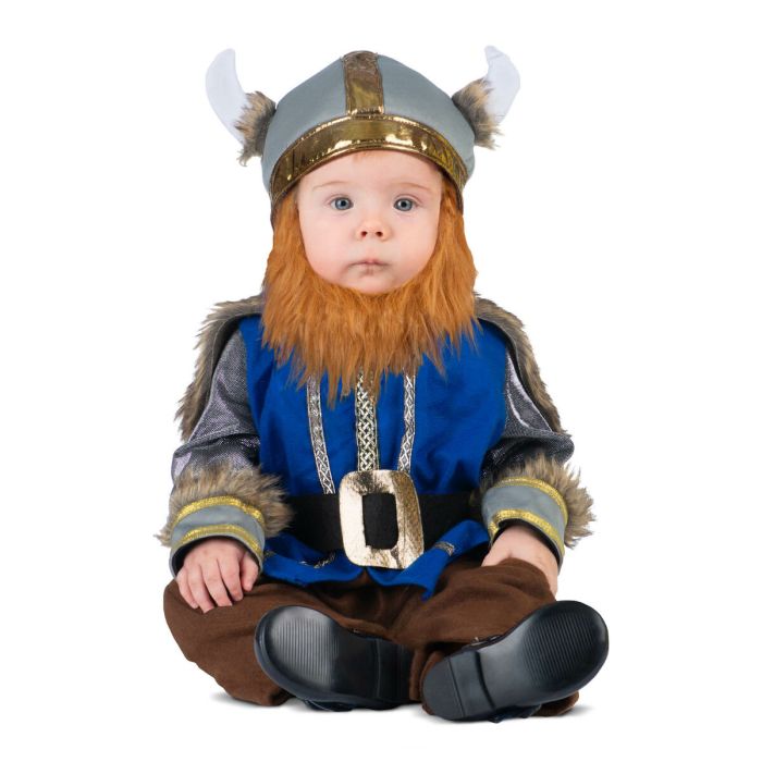 Disfraz para Bebés My Other Me Vikingo Azul Marrón