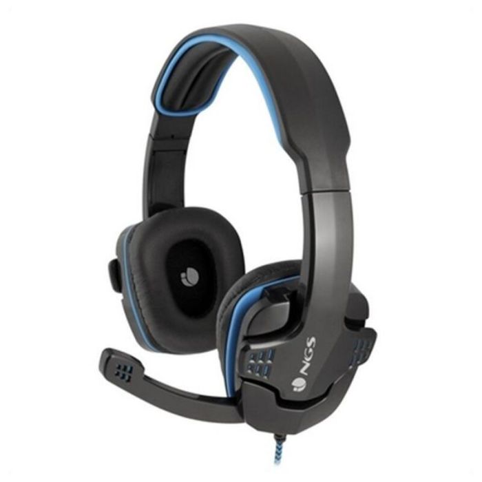 Auriculares Gaming con Micrófono NGS GHX-505/ Jack 3.5/ Azul Auriculares Gaming con Micrófono NGS GHX-505/ Jack 3.5/ Azul
