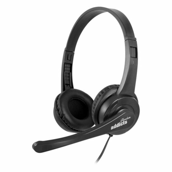 Auriculares con Micrófono NGS VOX505 USB 32 Ohm Negro 2