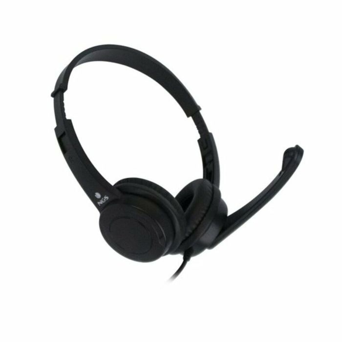 Auriculares con Micrófono NGS VOX505 USB 32 Ohm Negro 1