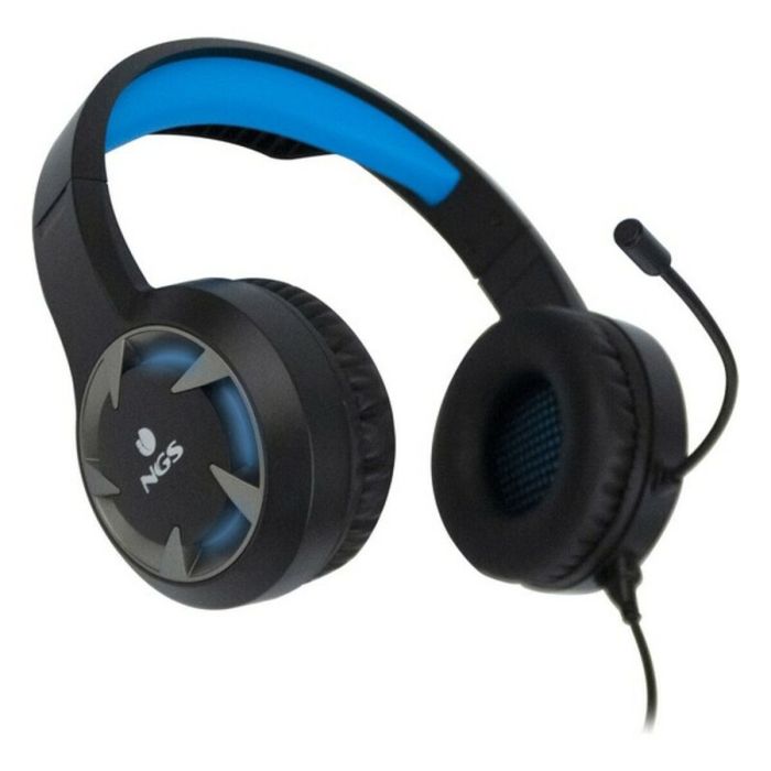 Auricular Gaming NGS GHX-505 Negro Negro/Azul 2