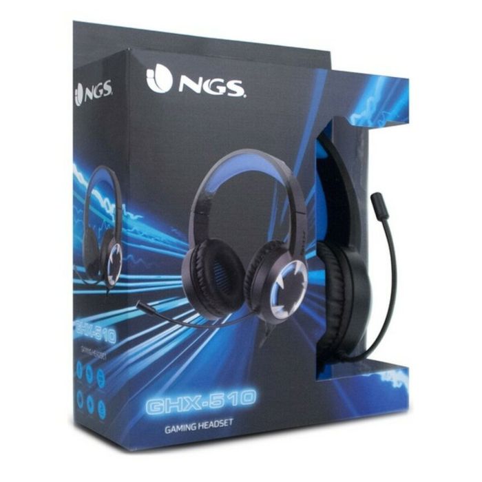 Auricular Gaming NGS GHX-505 Negro Negro/Azul 1
