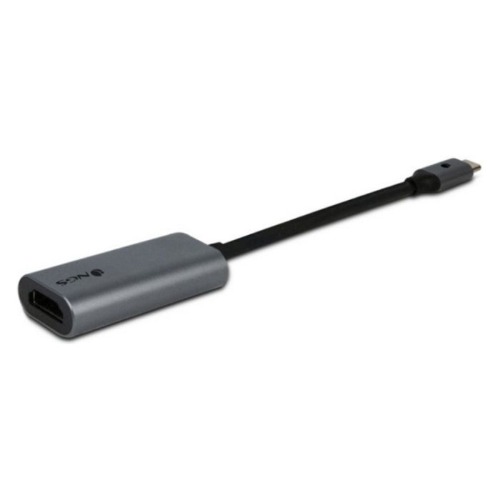 Adaptador USB C a HDMI NGS NGS-HUB-0055 Gris 4K Ultra HD Negro Negro/Gris 1