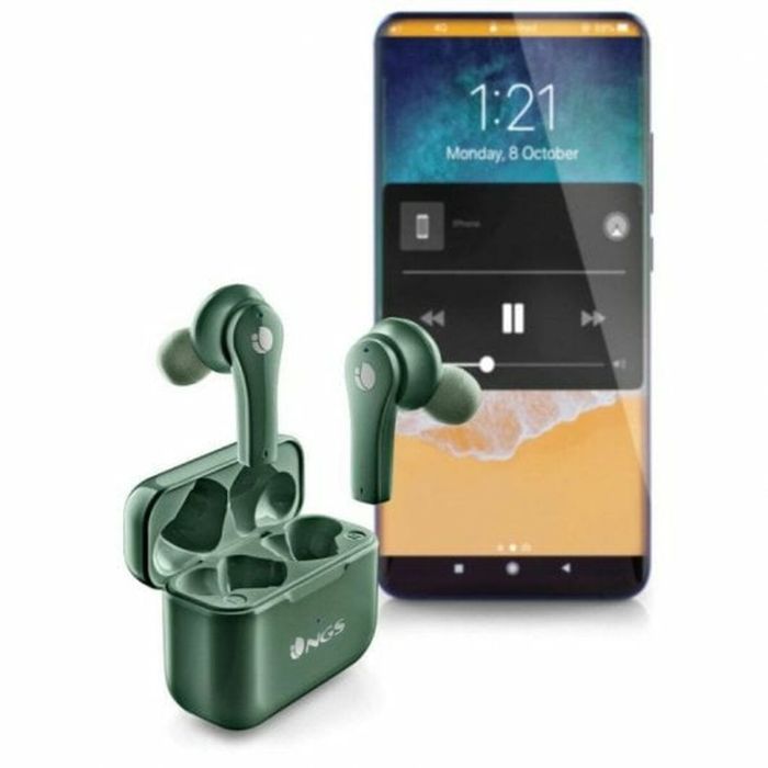 Auriculares in Ear Bluetooth NGS ‎Artica Bloom Verde 1
