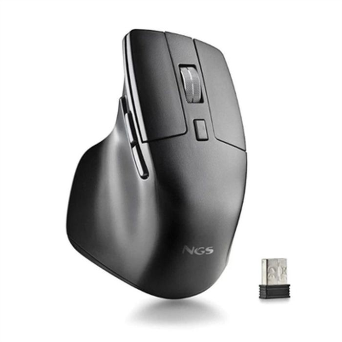 Ratón Inalámbrico NGS NGS-MOUSE-1244 Negro