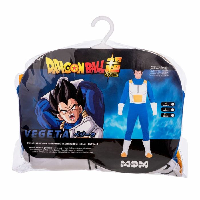 Disfraz para Adultos My Other Me Vegeta Dragon Ball Azul Naranja Vegeta 1