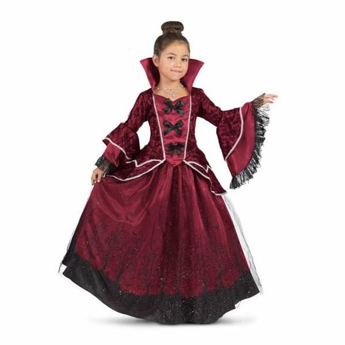 Disfraz reina vampira vestido y enagua talla 5-6 y