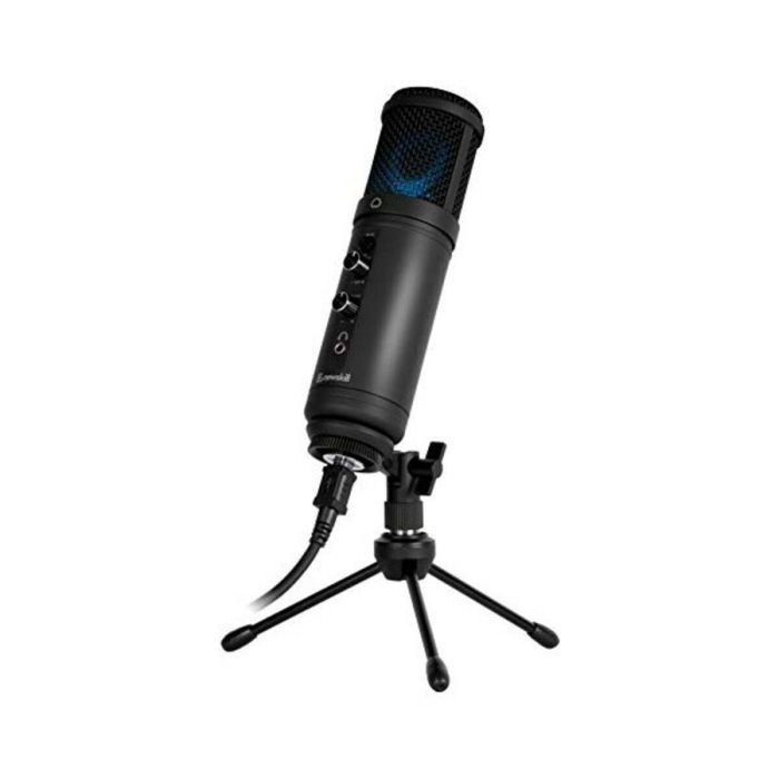 Micrófono Sobremesa Newskill NS-AC-KALIOPE LED Negro Micrófono Sobremesa Newskill NS-AC-KALIOPE LED Negro