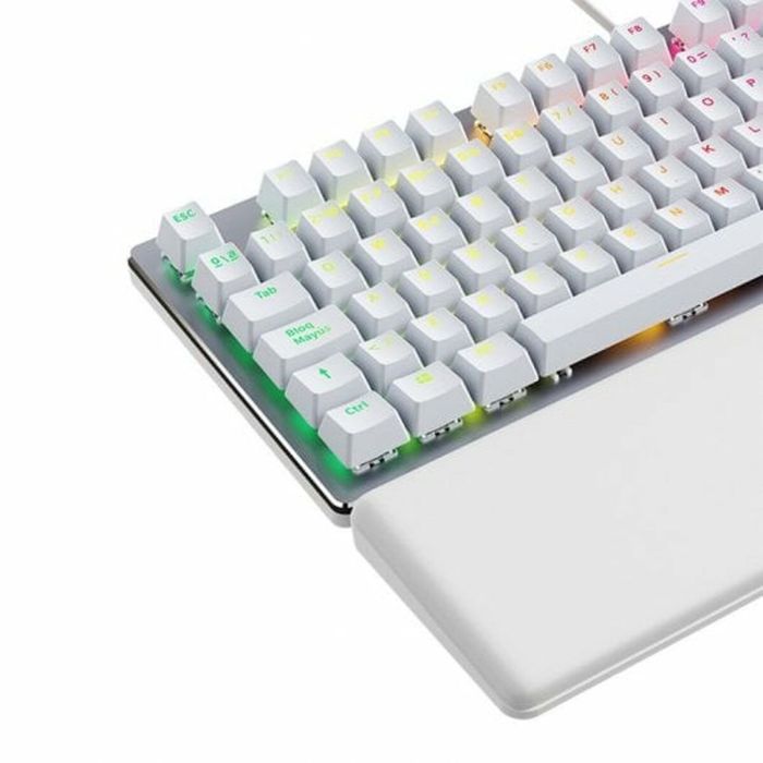 Teclado Gaming Newskill Serike V2 Qwerty Español Blanco 3