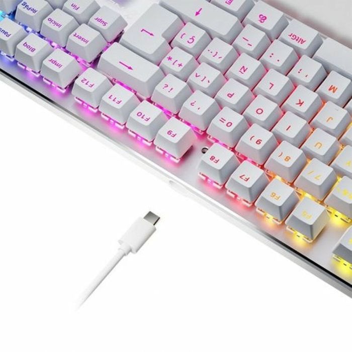 Teclado Gaming Newskill Serike V2 Qwerty Español Blanco 1