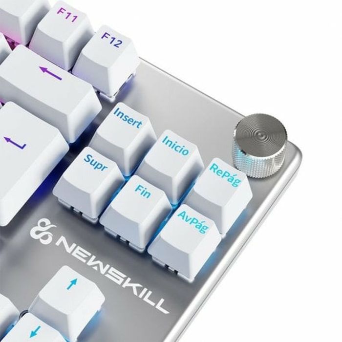 Teclado Gaming Newskill Serike V2 Qwerty Español Blanco 1