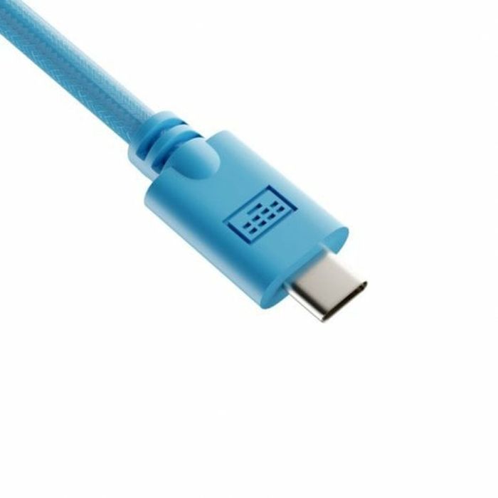 Cable USB A a USB-C Newskill NS-AC-COILC-B Azul 3