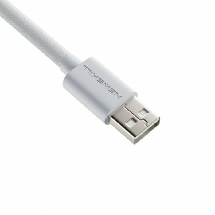 Cable USB A a USB-C Newskill NS-AC-COILC-W Blanco 6