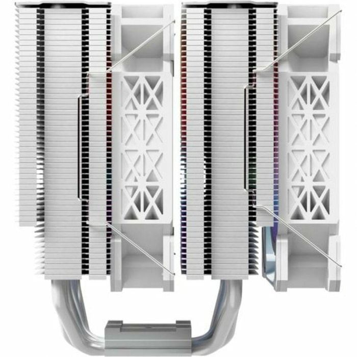 Nfortec Ventilador Cpu Doble Torre. Sculptor X. 6 Pipes 2X120Mm A-Rgb Pwm.Blanco