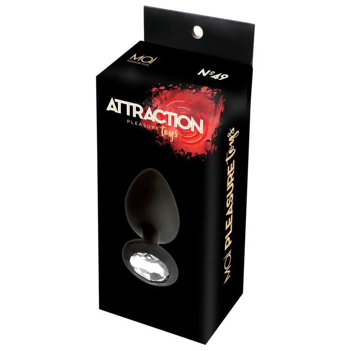 Plug Anal Attraction Mai Pleasure Toys Negro 1