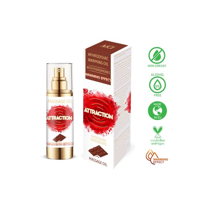 Aceite de Masaje Erótico Attraction Chocolate 30 ml 1