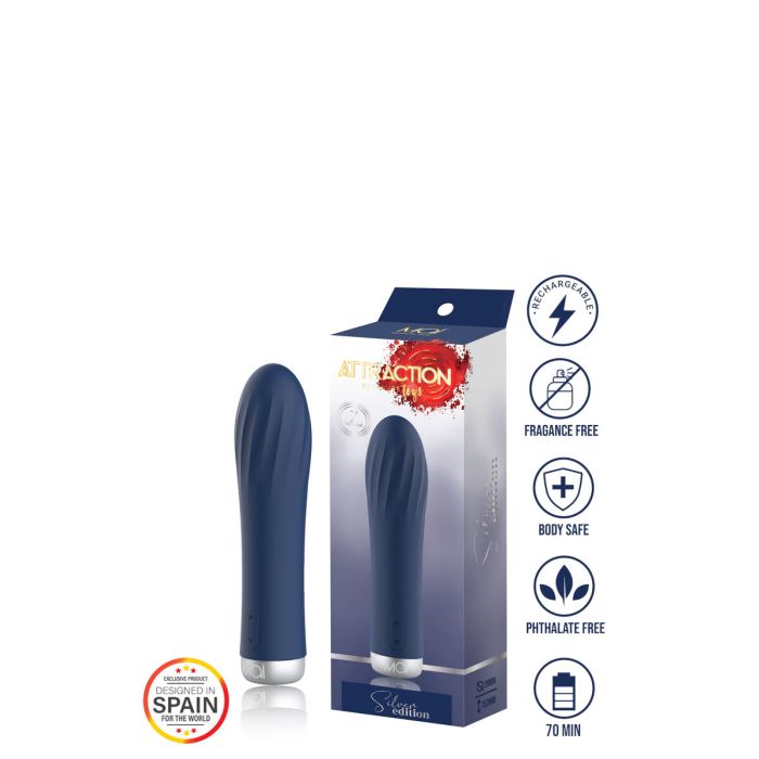 Bala Vibradora Attraction Mai Pleasure Toys Azul 6