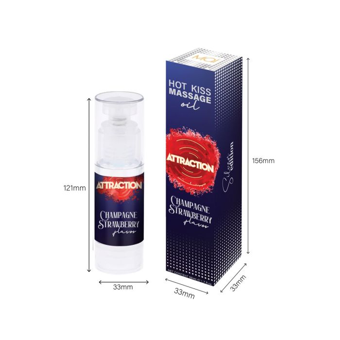 Aceite de Masaje Erótico Attraction 50 ml 2