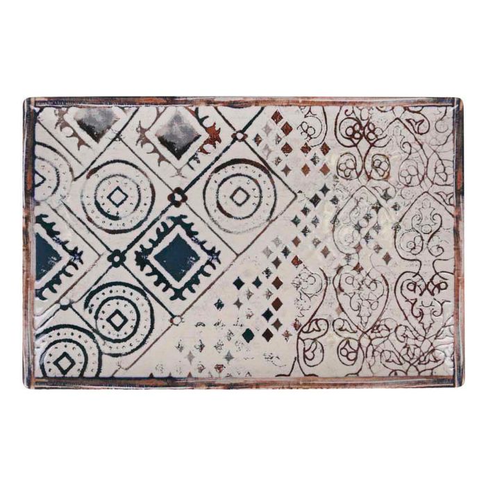 Fuente rectangular Grecia 30x20 cm Elite Brillo - La Mediterranea (6 Unidades) Fuente rectangular Grecia 30x20 cm Elite Brillo - La Mediterranea (6 Unidades)