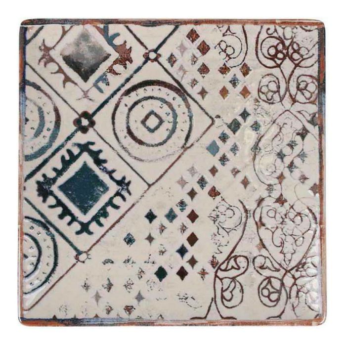 Plato Postre Grecia 18x18 cm Elite Bri - La Mediterranea (12 Unidades) Plato Postre Grecia 18x18 cm Elite Bri - La Mediterranea (12 Unidades)