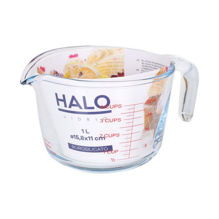 Jarra Medidora Halo 1 L Vidrio Jarra Medidora Halo 1 L Vidrio