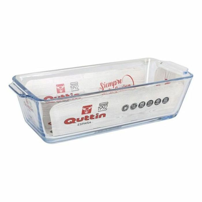 Fuente de vidrio rectangular Quttin 23x10 cm 825 cc (6 Unidades) Fuente de vidrio rectangular Quttin 23x10 cm 825 cc (6 Unidades)