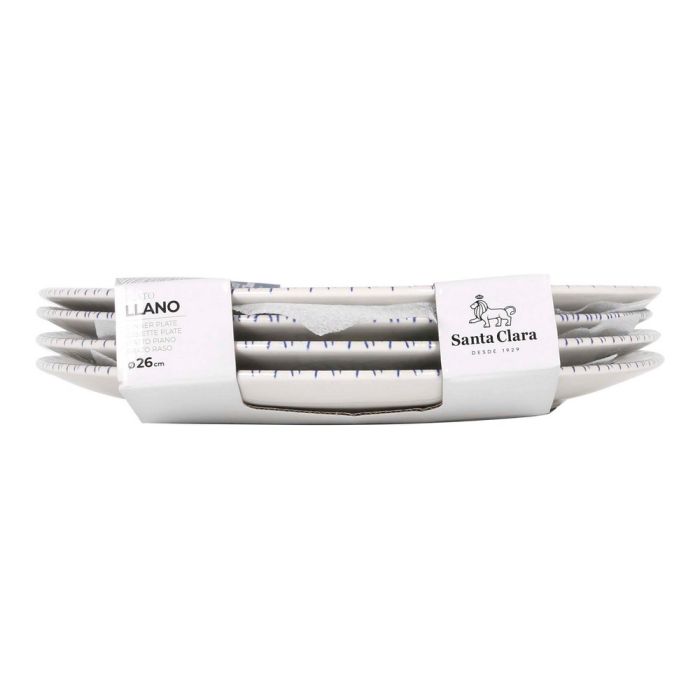 Plato Llano Santa Clara Lury (Ø 26 cm) (4 uds) 2 Plato Llano Santa Clara Lury (Ø 26 cm) (4 uds) 2