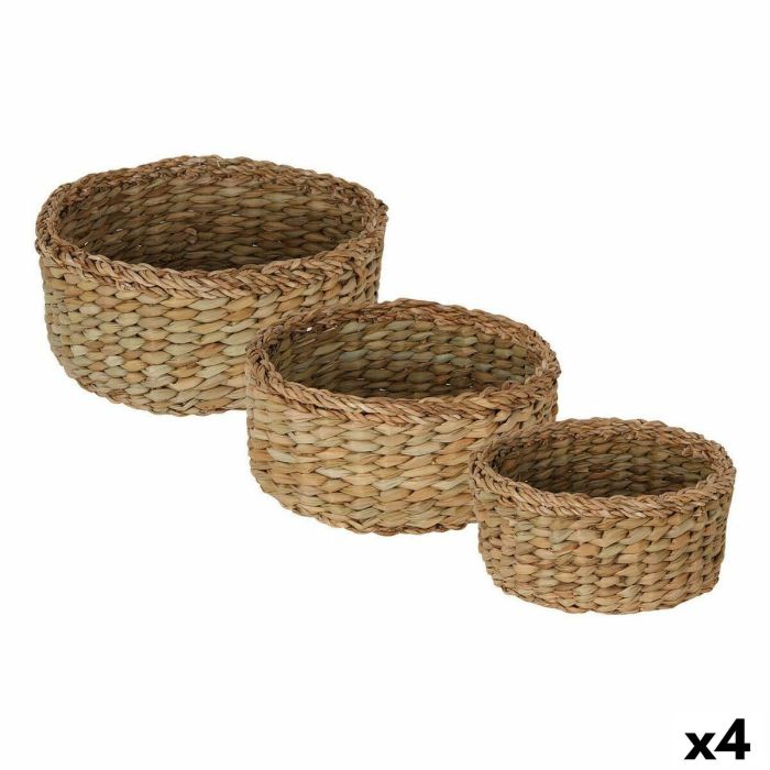 Juego de Cestas Privilege Privilege Redonda Mimbre 26 x 11 cm (3 Piezas) (4 Unidades) Juego de Cestas Privilege Privilege Redonda Mimbre 26 x 11 cm (3 Piezas) (4 Unidades)