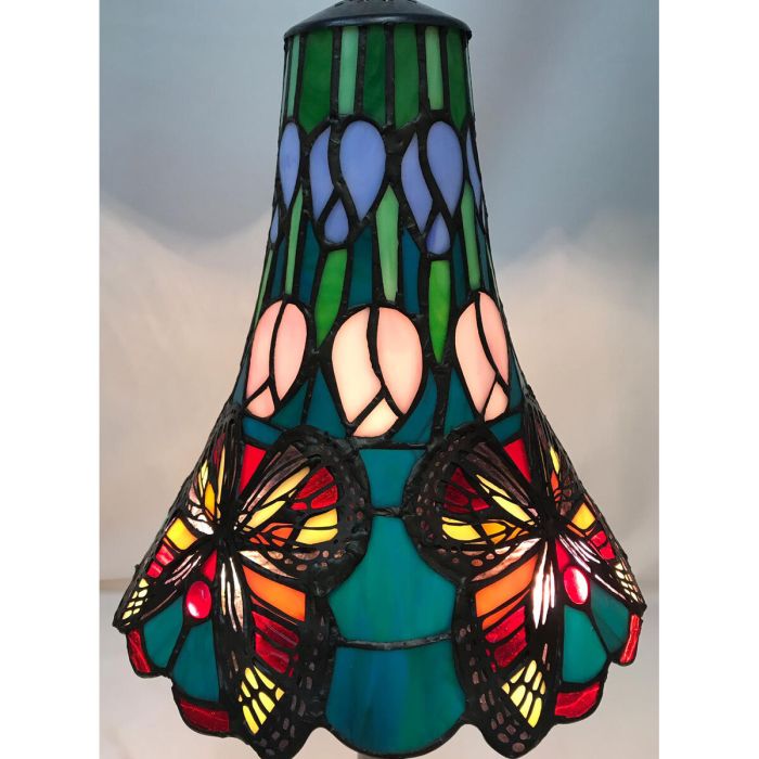 Lámpara de mesa Viro Buttefly Multicolor Zinc 60 W 25 x 46 x 25 cm 4