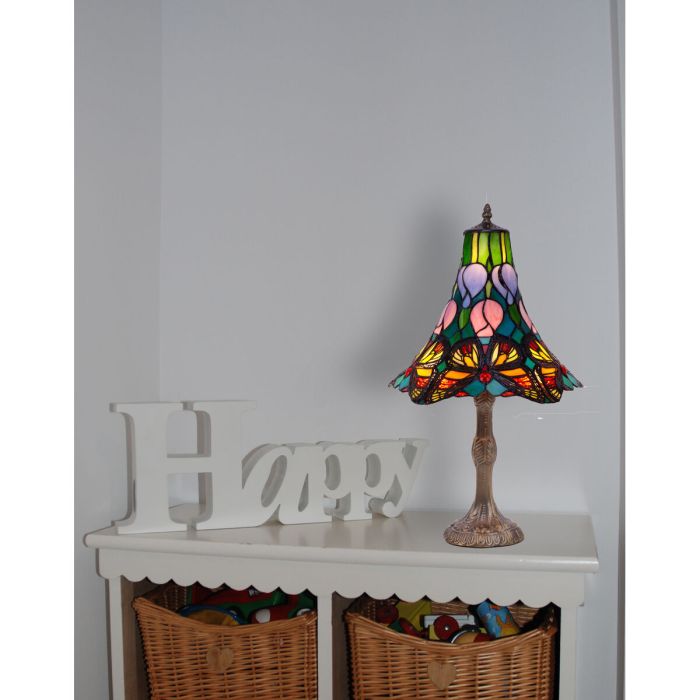 Lámpara de mesa Viro Butterfly Multicolor Zinc 60 W 25 x 21 x 25 cm 3