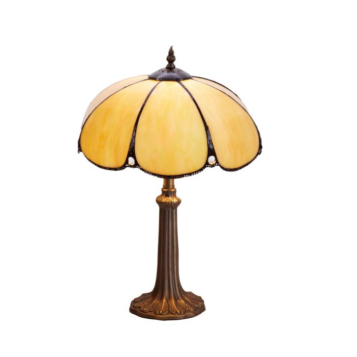 Lámpara de mesa Viro Virginia Marfil Zinc 60 W 30 x 50 x 30 cm