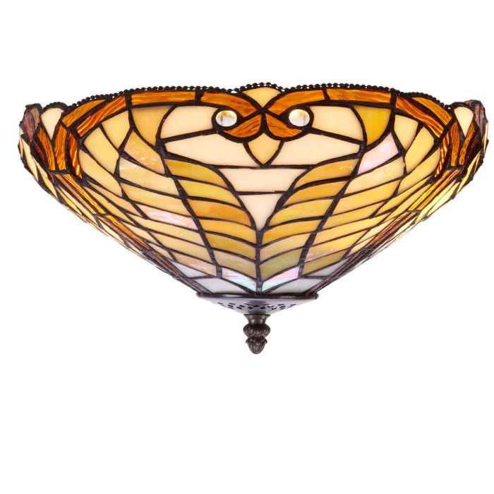 Lámpara de Techo Viro Dalí Ambar Hierro 60 W 40 x 30 x 40 cm