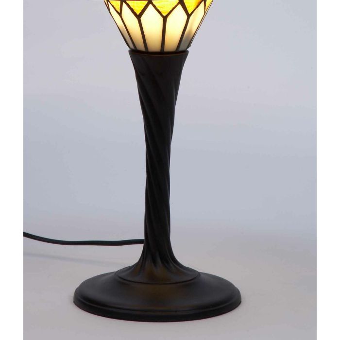 Lámpara de mesa Viro Quarz Ambar Zinc 60 W 40 x 56 x 40 cm 1