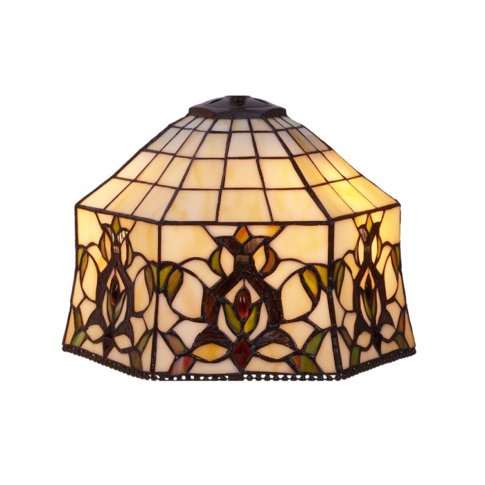 Lámpara de mesa Viro Hexa Marfil Zinc 60 W 20 x 37 x 20 cm 2