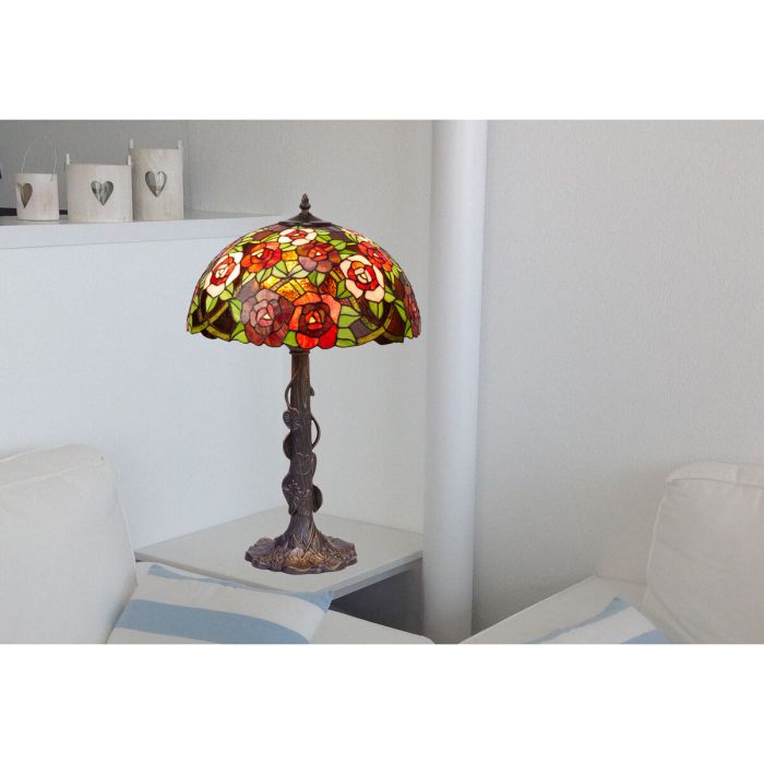 Lámpara de mesa Viro New York Rojo Zinc 60 W 45 x 62 x 45 cm 2