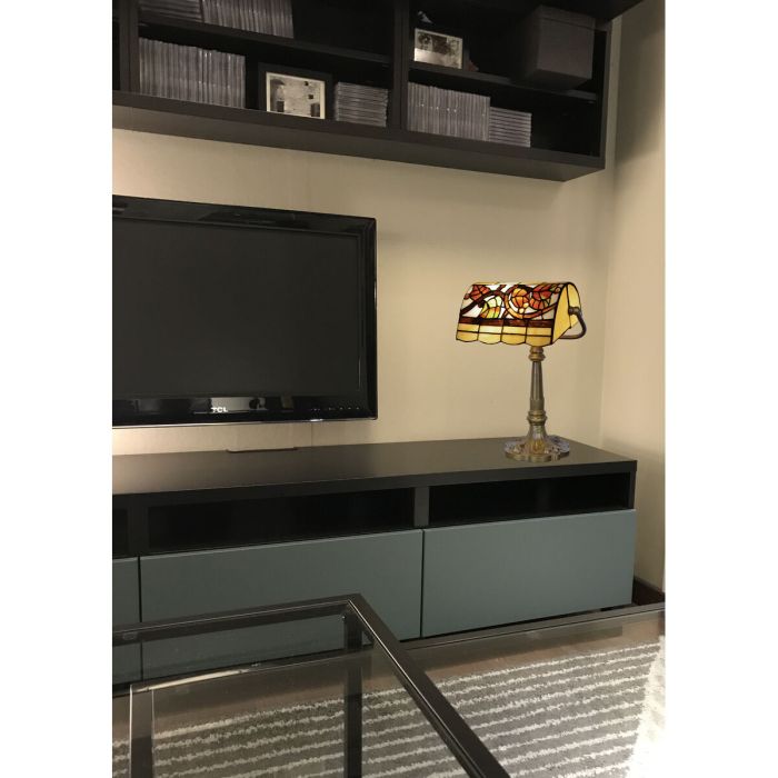 Lámpara de mesa Viro Iluminación Beige Zinc 60 W 20 x 38 x 25 cm 1