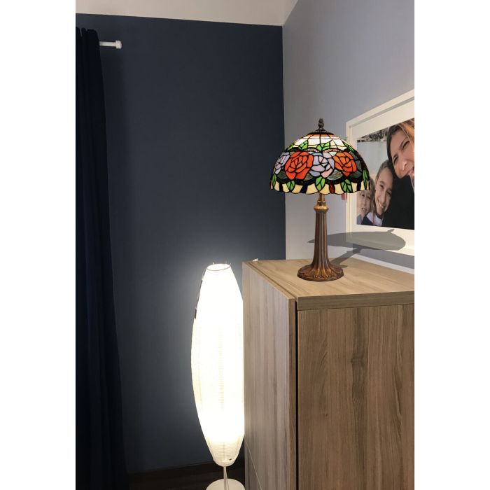 Lámpara de mesa Viro Rosy Marrón Zinc 60 W 30 x 50 x 30 cm 2