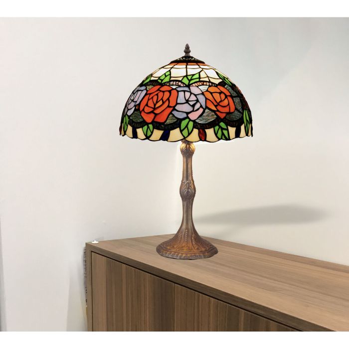 Lámpara de mesa Viro Rosy Multicolor Zinc 60 W 30 x 50 x 30 cm 6